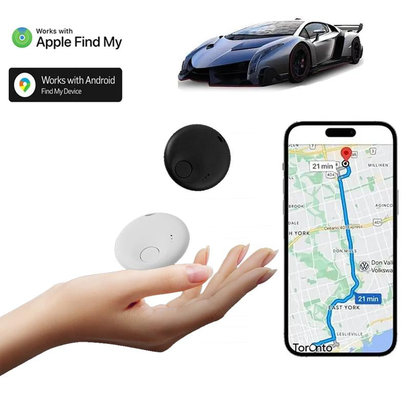 Revolutionary GPS Car Tracker - Mini, No Monthly Fees, Global Coverage, Compatible with Apple and Android Devices