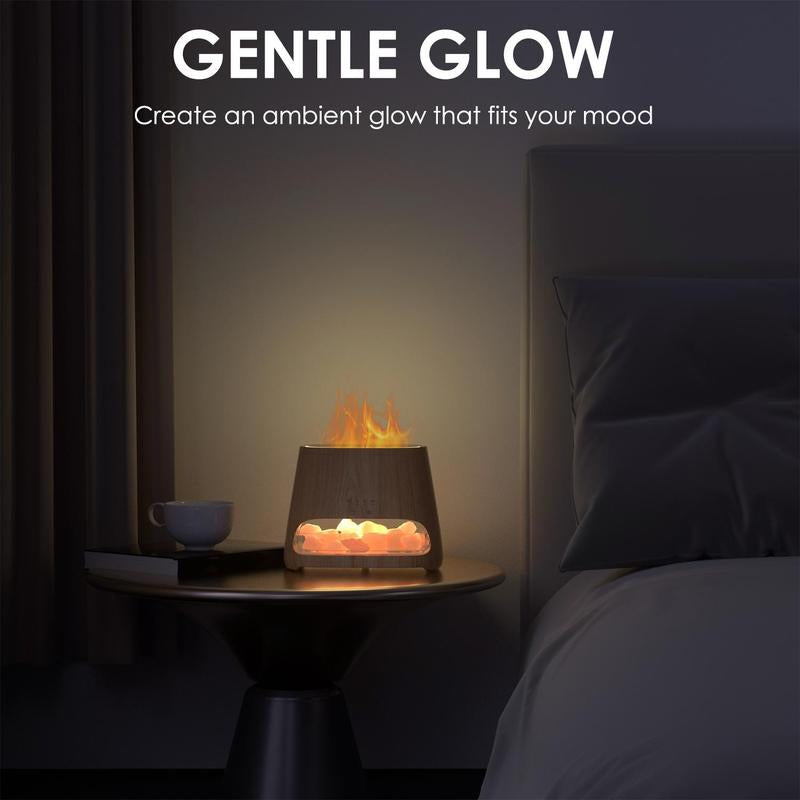 Transform Your Space with the SALKING 2-in-1 Himalayan Salt Lamp Diffuser & Cool Mist Humidifier - Experience Aromatherapy and Himalayan Salt Therapy in One Stylish Device!