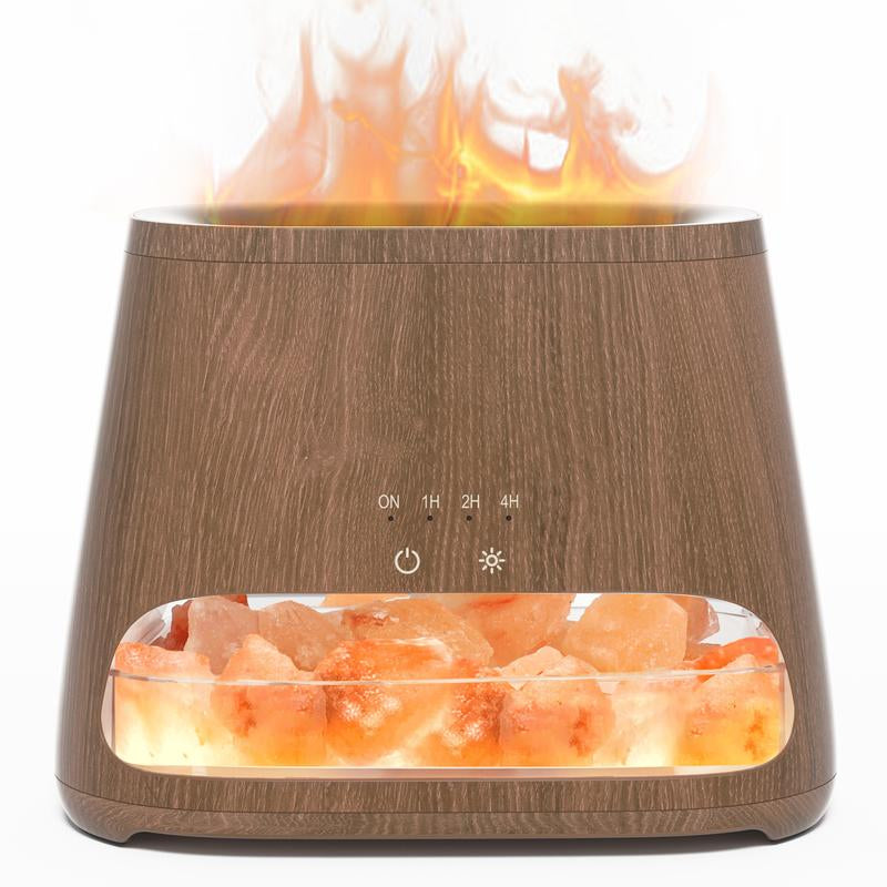 Transform Your Space with the SALKING 2-in-1 Himalayan Salt Lamp Diffuser & Cool Mist Humidifier - Experience Aromatherapy and Himalayan Salt Therapy in One Stylish Device!